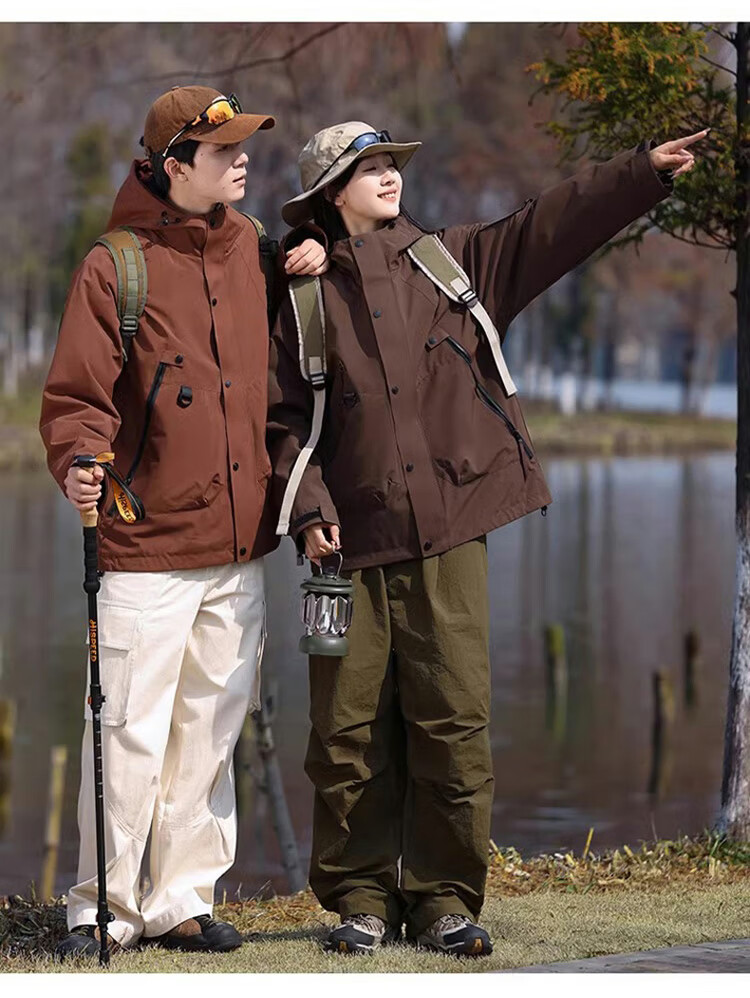 JEEP SPIRIT Men's Three-In Jacket, Men's Windbreaker, Autumn And Winter Warm Casual Fleece Outerwear 15