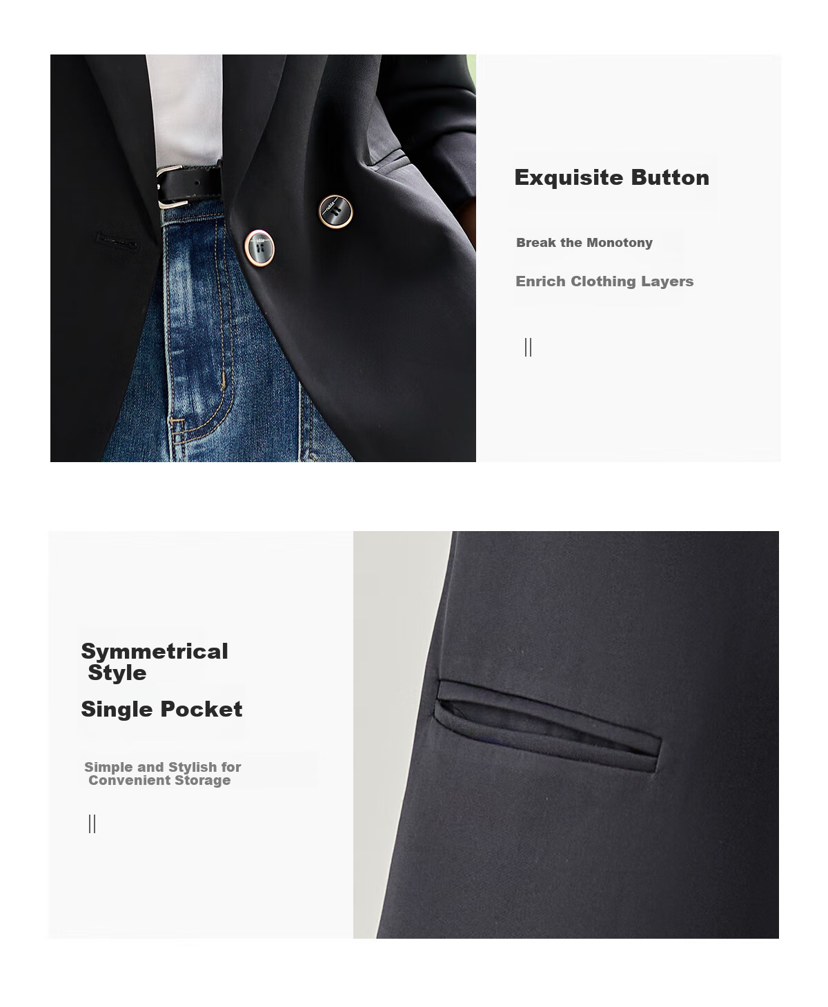 Chushen Spring And Autumn Women's Blazer with Single Button, Elegant And Versatile Office Wear Jacket S143U6006 5