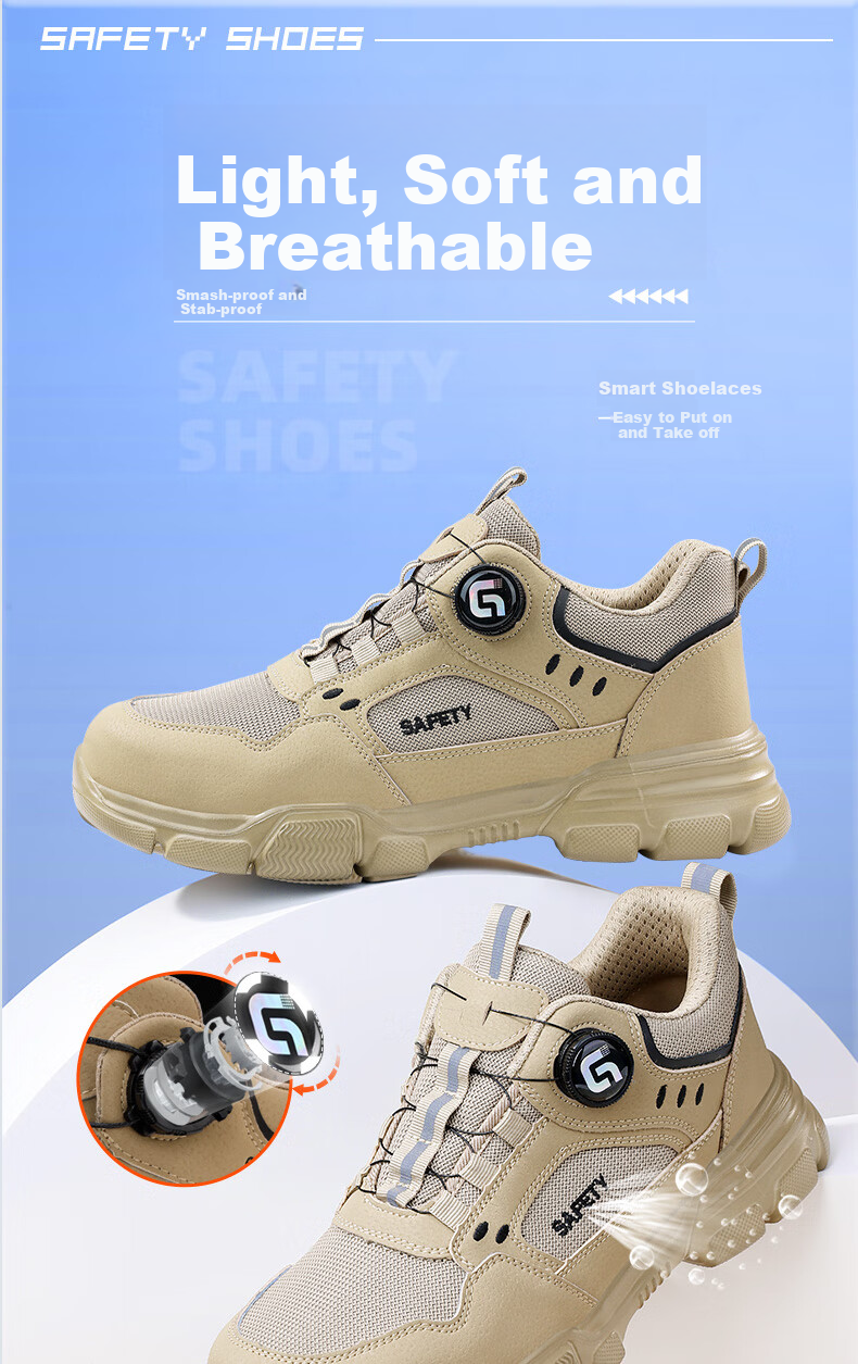 Fumeier Safety Shoes for Men, Electrician Insulated 10KV Steel Toe Cap Anti-Smashing Anti-Puncture Ultra-Light Work Boots F155SKV Size 44 1