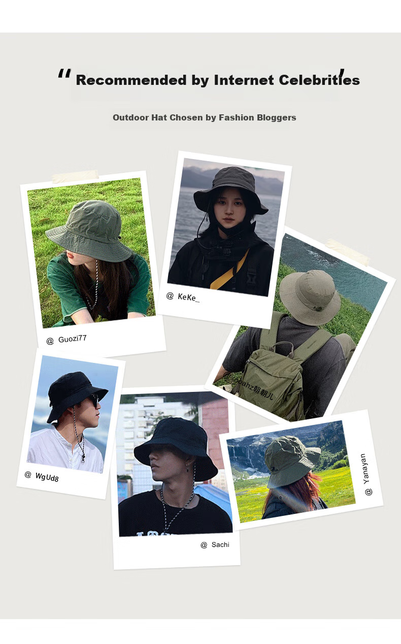 CACUSS Women's Summer Sun Protection Bucket Hat Outdoor Sun Hat Colorblock Slim Face Purple Yellow Plaid 10