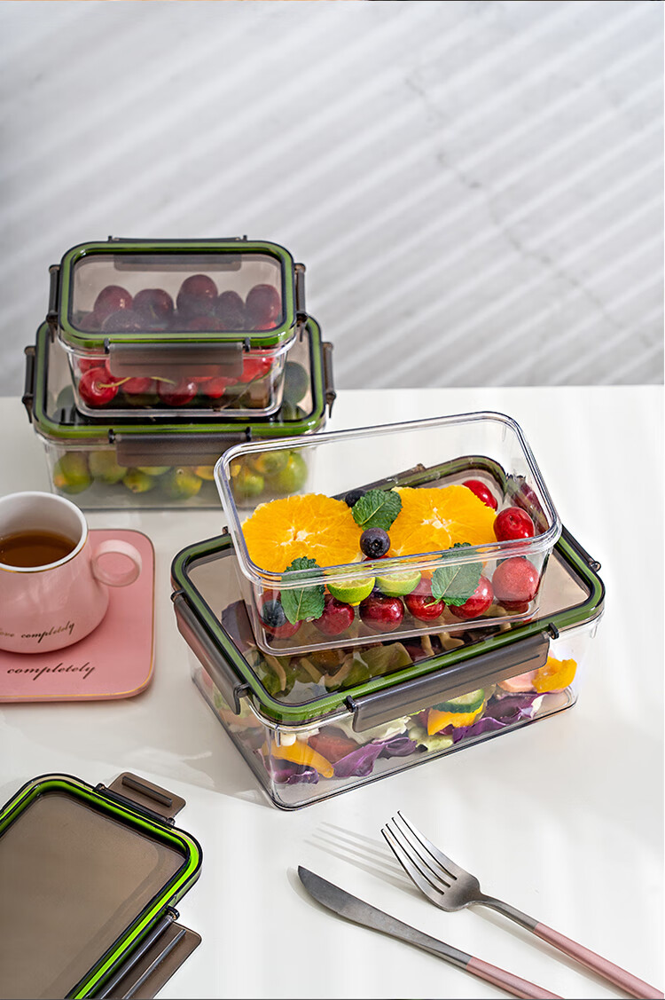 Baijie Food-Grade Pickle Jar, Fruit Refrigerator Storage Container, Chicken Foot Pickling Jar, Spicy Cabbage Pickling Container, Storage Box, 3.5L 13
