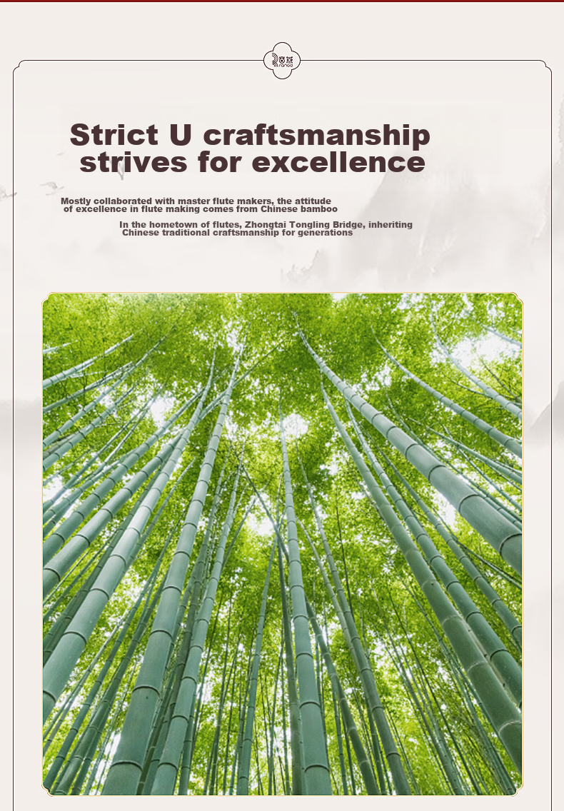 RANGE Bitter Bamboo Flute, F Key Professional Beginner Performance Flute, Musical Instrument for Adults And Childre 9