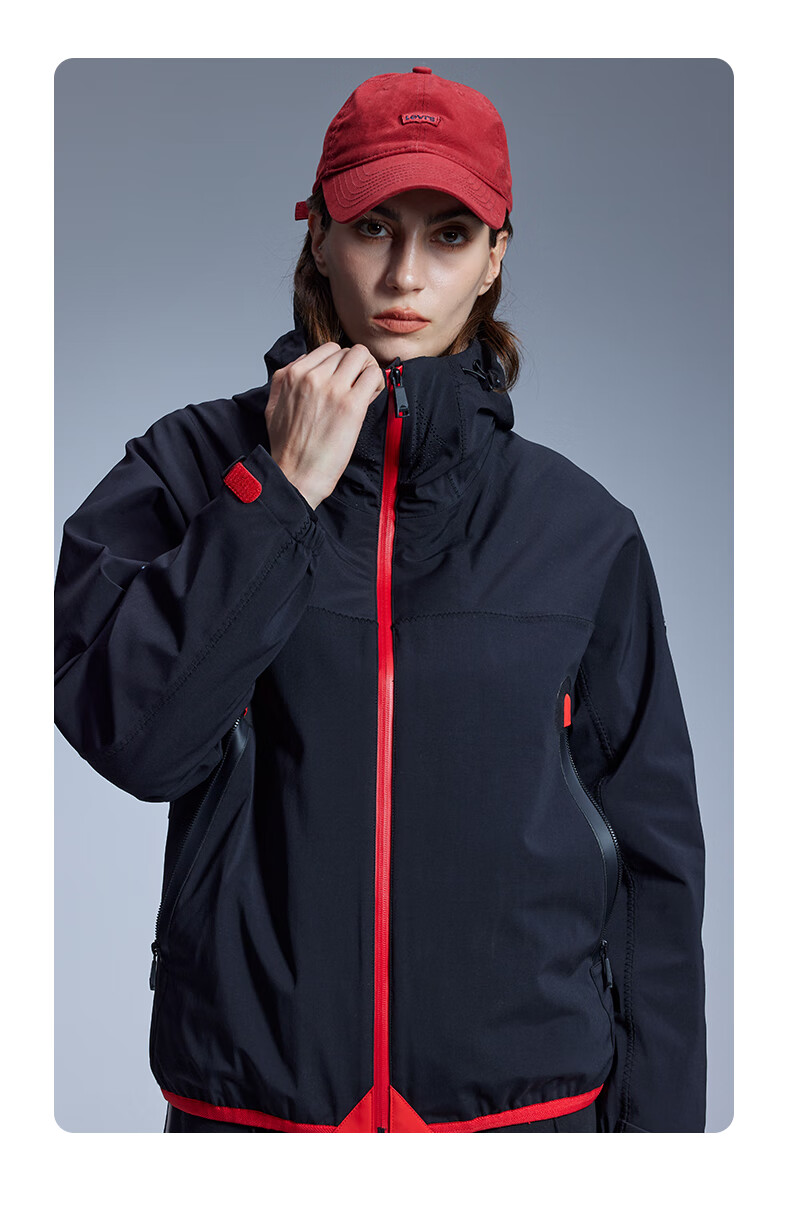 AERBEISI Functional Three-In Tactical Jacket, Outdoor Sports Hiking Mountaineering, Unisex Couple's Windproof Waterproof Windbreaker 13