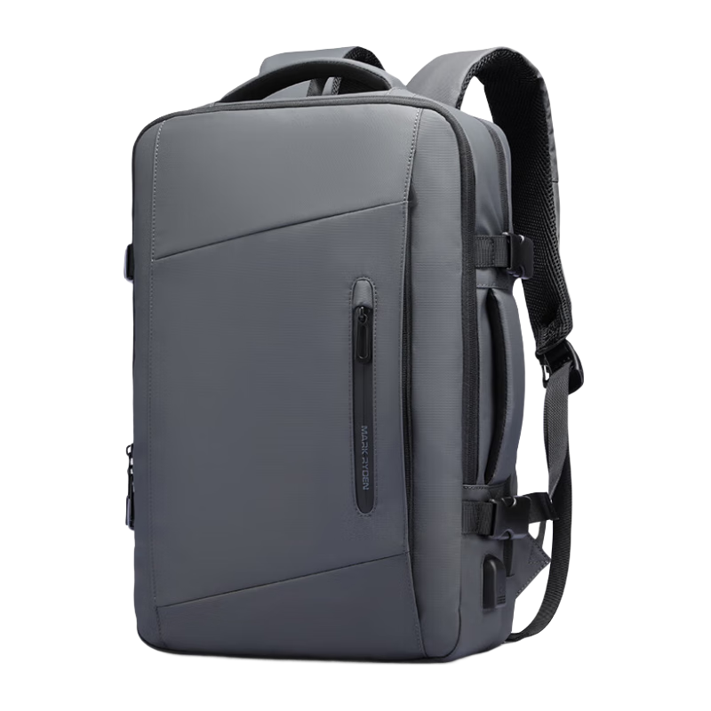 MARK RYDEN Backpack Laptop Bag for Men, Notebook Computer Bag, 17.3-Inch Business Casual MR9299 Graphite Gray Expandable Model
