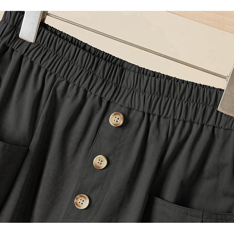 Tachi Loose Skirt, 2026 Spring New Women's Fashion, Elastic Waist, Large Pockets, Mid-Length Skirt 12