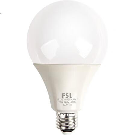 Светодиодная лампа FSL, 24 Вт, цоколь E27, холодный белый свет 6500K