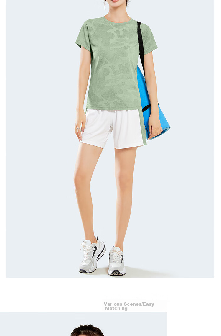 Fandimu Badminton Outfit for Women, Sports Running Yoga Tennis Fitness Wear, Breathable Comfortable Outdoor Training Hiking 11