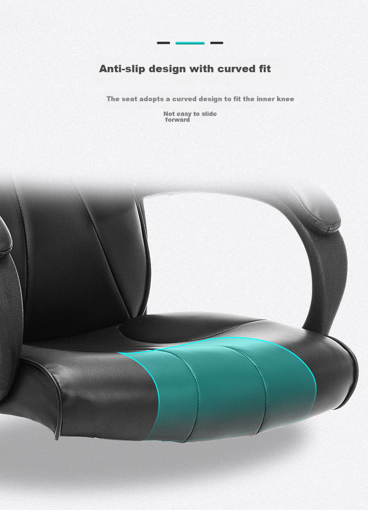 Botai Computer Chair, Executive Chair, Office Chair, Swivel Chair, Staff Chair, Home Chair, Black Leather Chair 9230 8