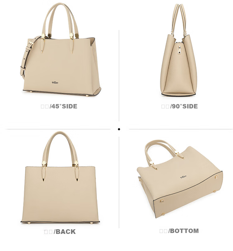 Goldlion Women's Handbag, Simple And Elegant Business Tote Bag, Birthday Gift for Ladies 20