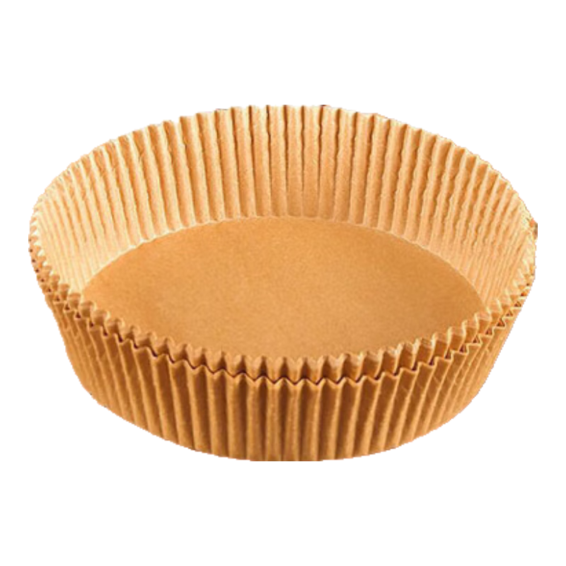 Jieribang Air Fryer Paper Liners [110 Pieces], Thickened Silicone Oil Paper Plates, Round Food Absorbent Baking Trays