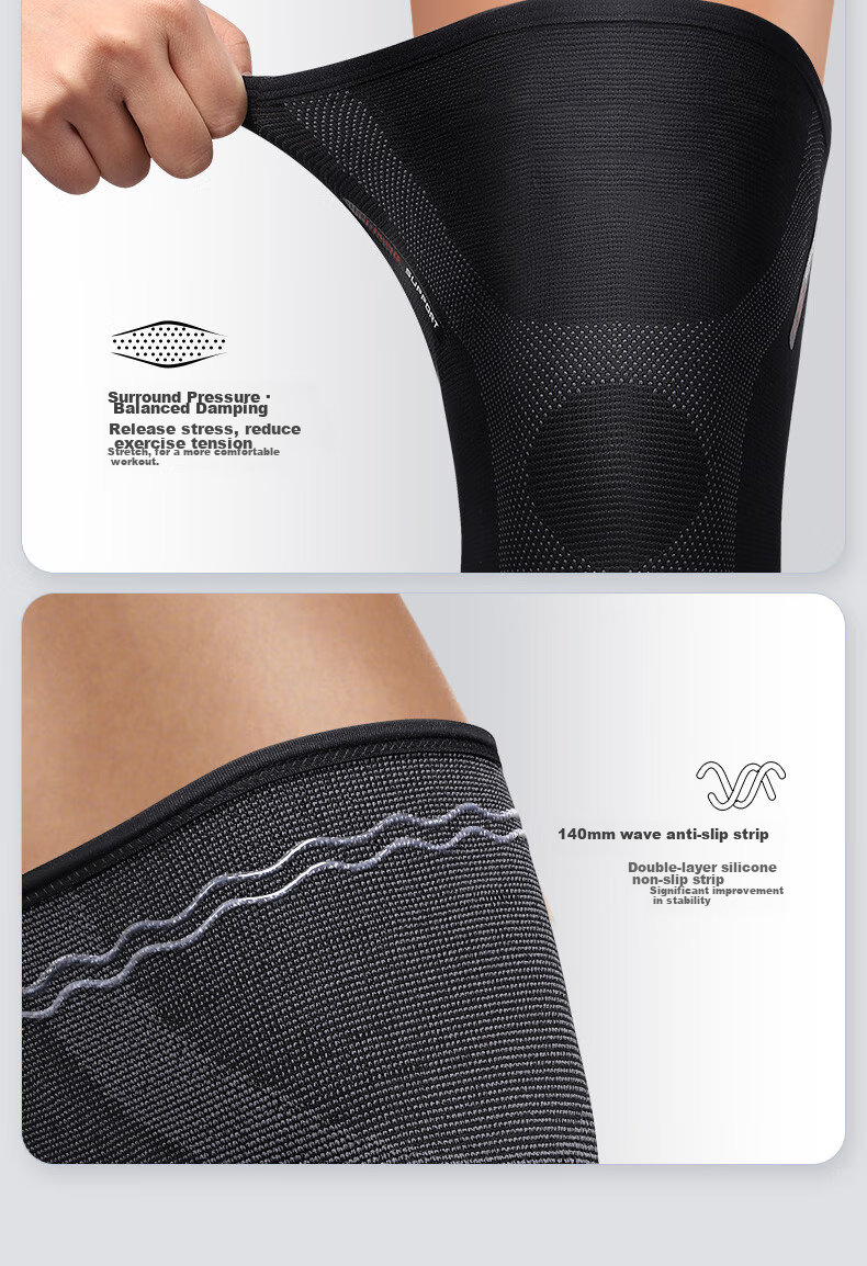 Li-Ning Knee Pads, Warm Sports Arthritis Protection, Professional Guard for Men And Women, Hiking, Running, Trekking, Meniscus, Basketball, Badminto 14