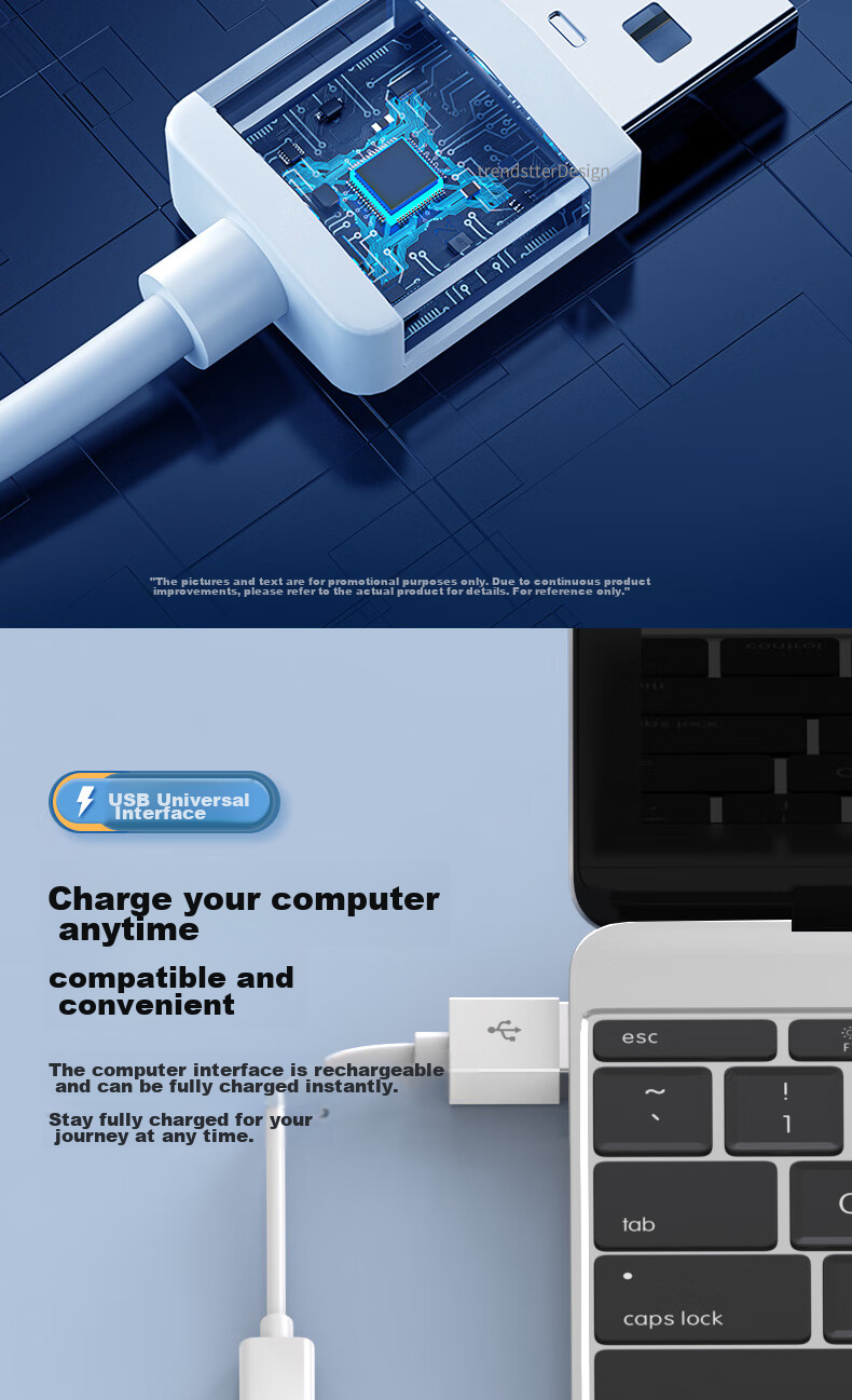 Chaofan Compatible with Huawei Bluetooth Earphone Charging Cable, Freelace Pro2, Honor Xsport Pro AM66, Xiao Koushao AM07C Charger, USB to Type-C Female Cable 5
