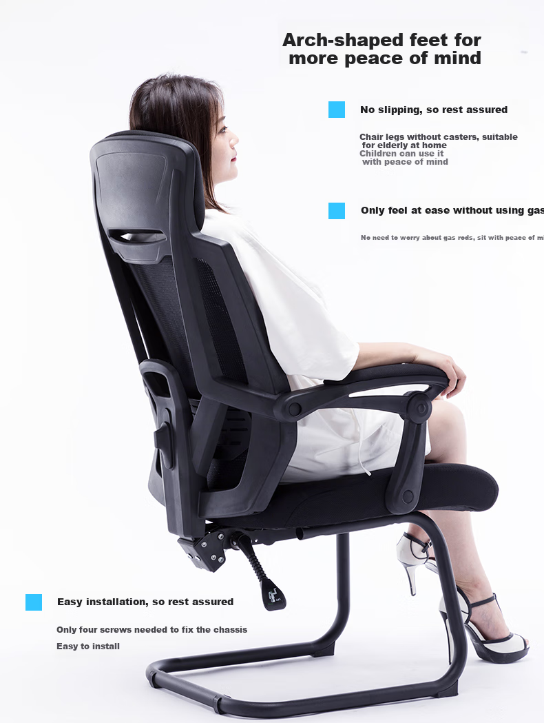 BECAUSES Computer Chair for Home Use, Reclining Office Chair, Conference Chair, Study Chair, Comfortable for Long Sitting, Ergonomic Seat 0895B 9