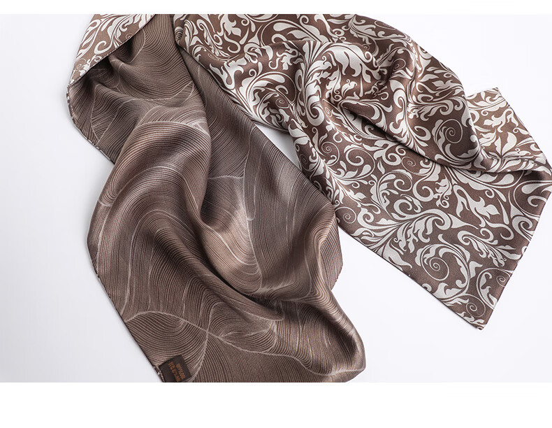 Hangsilu Silk Scarf for Men, Business Satin Double-Sided Colorful Long Scarf, Birthday Gift, Mid-Autumn Festival Gift for Dad Or Teacher 23
