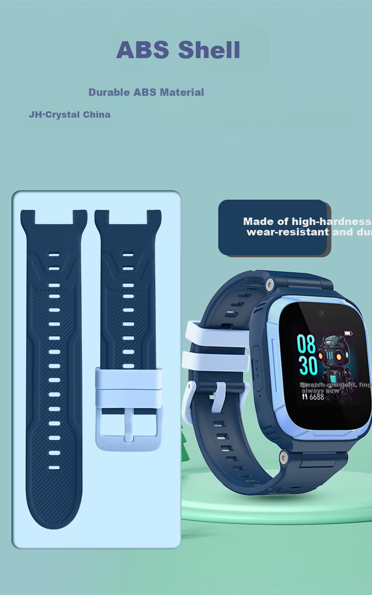 Freeson Compatible with Honor Zowbot Children's Watch 2 Strap, Smart Phone Watch Replacement Wristband, Sports Band, Breathable And Waterproof [Screw Set], Dawn Blue 2
