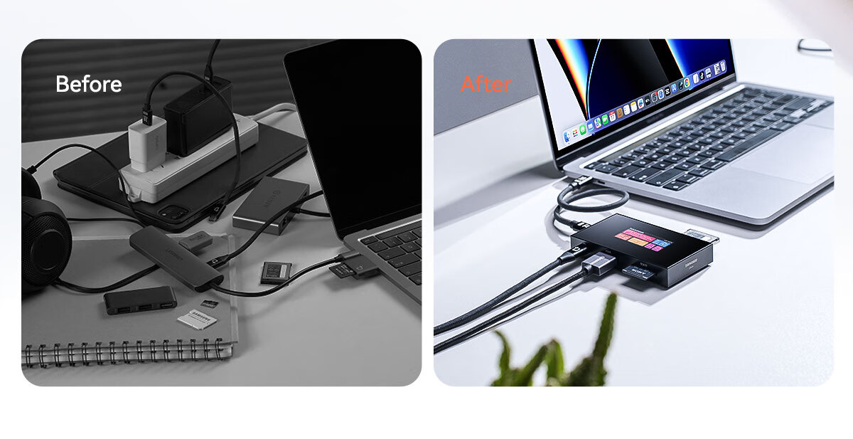 DOCKCASE 8-in-1 Photography Expansion Dock Card Reader High-Speed CFexpress A/B & SD/TF UHS-II Professional Card Reader Compatible with iPhone 17 4