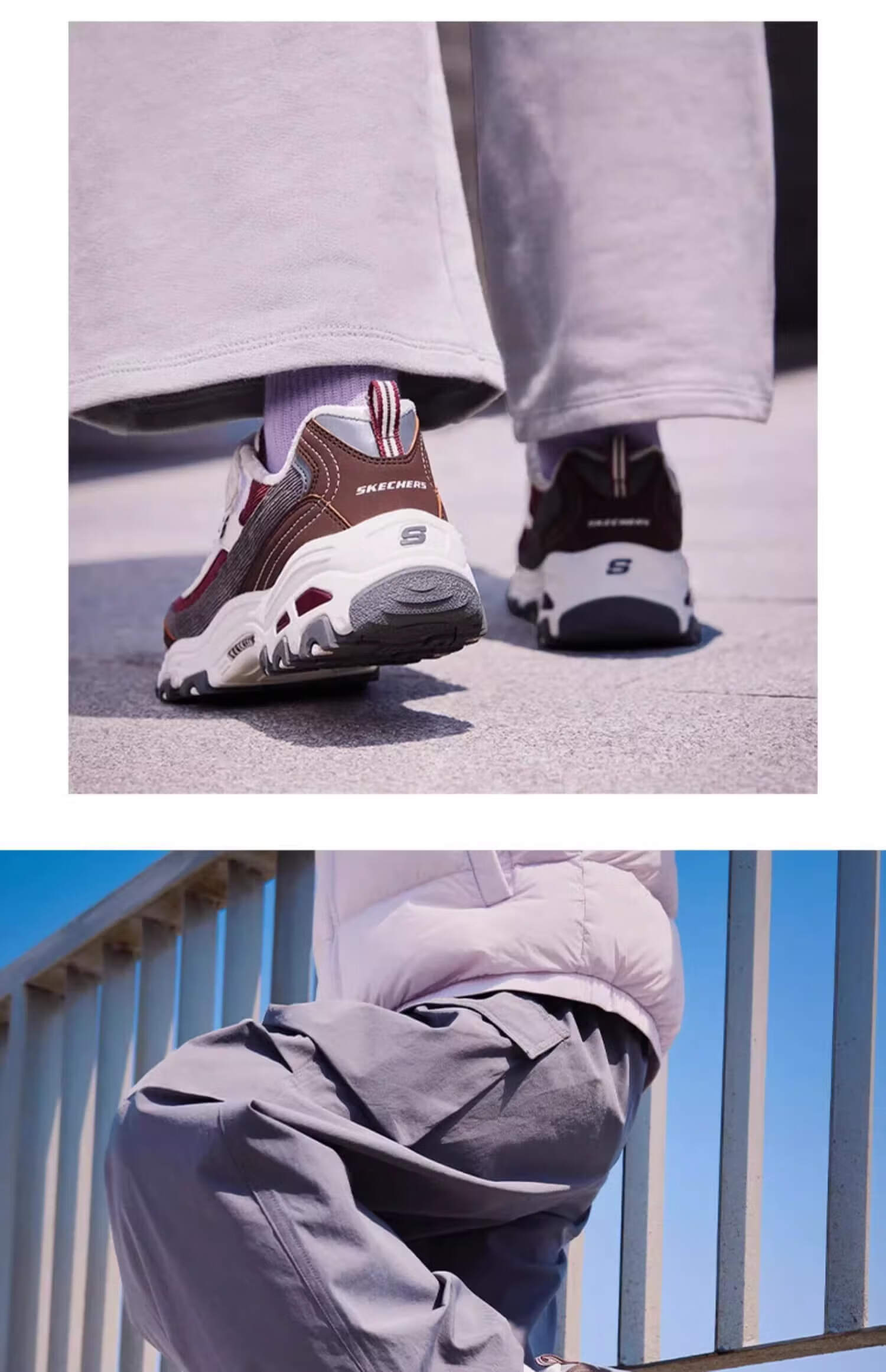 Skechers Children's Milk Tea Bear Autumn And Winter Girls' Warm Velvet Sneakers, Dad Panda Shoes 302524L 17