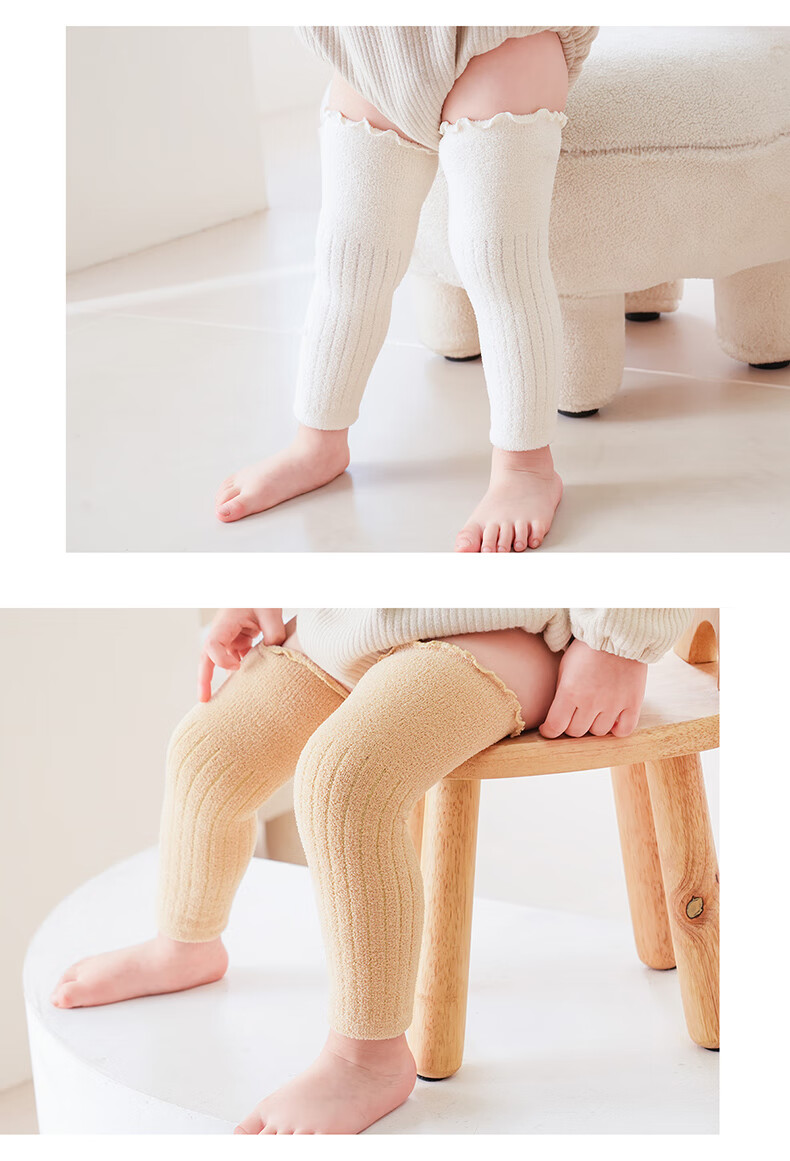 LAXIALIYA Children's Sock Covers, Baby Slouch Socks, Infant Thigh-High Socks, Knee-High Socks, Diaper Changing, Warm, Newborn Autumn And Winter 10