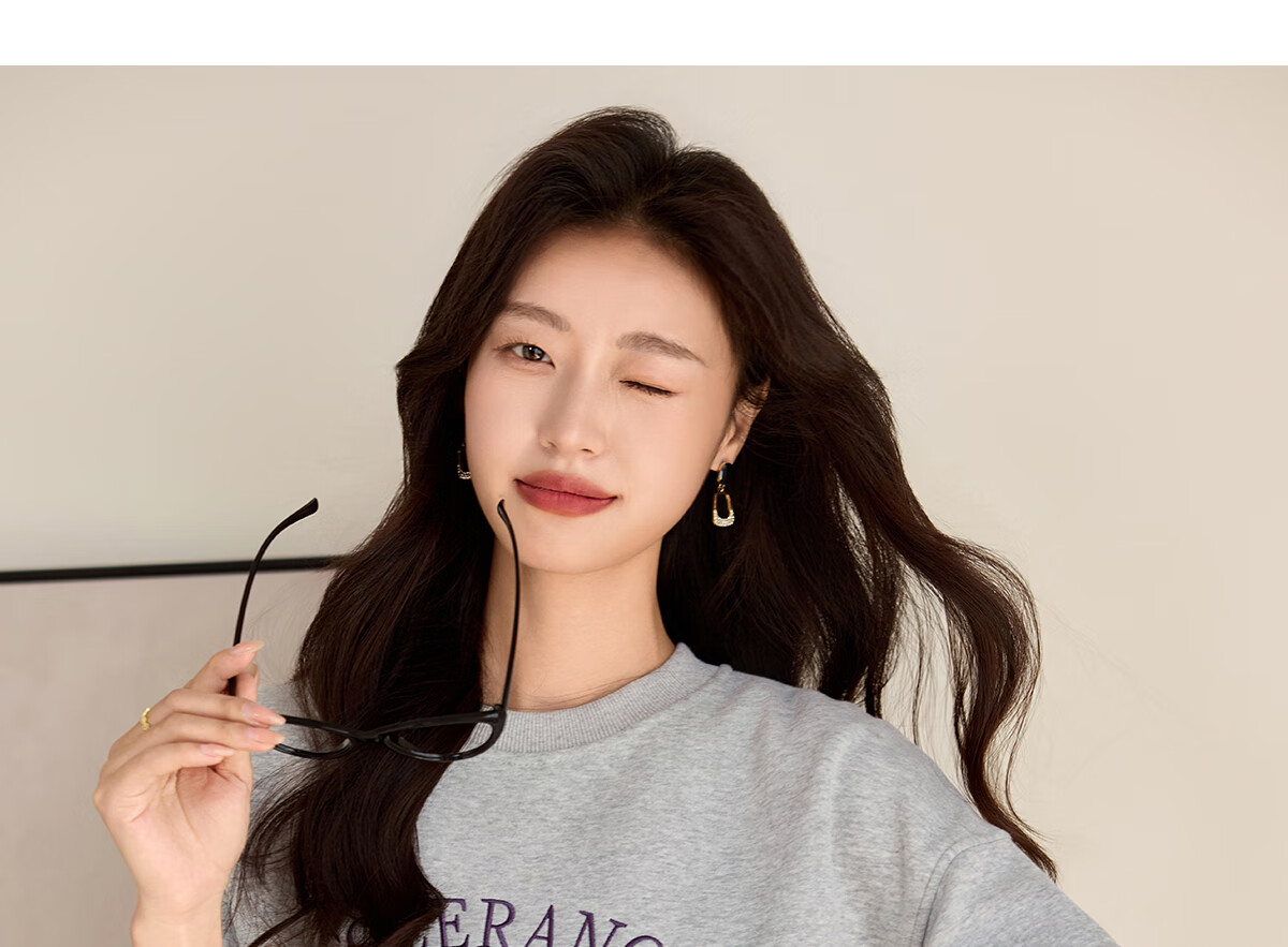PinCai Elegant Floral Print Crewneck Sweatshirt Casual Versatile Outerwear P143W1008 51