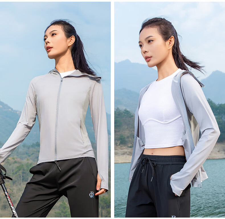 MiiOW (MiiOW) Sun Protection Clothing for Women, Spring And Summer Ice Silk Cool-Feeling UV Protection Garment, Breathable Comfortable Outdoor Skin Coat 6