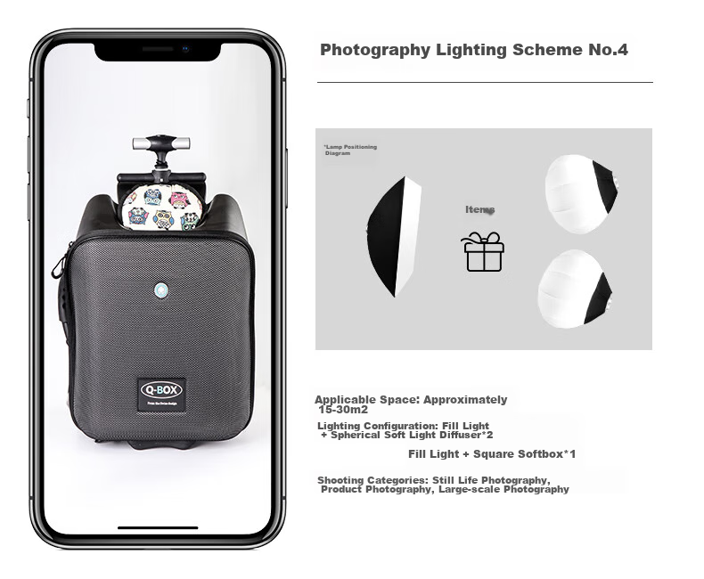 Hakutatz LG-300W Deep Softbox Kit, Live Streaming Fill Light, Professional Photography Lighting, Soft Sunlight Lamp, Continuous Light, Children's Portrait Photography, Video Portrait, Streamer Clothing Light Box Equipment 15