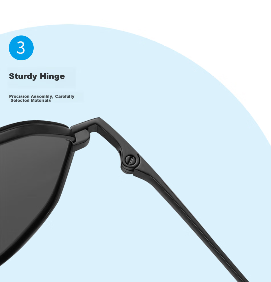 DRATRA Sunglasses for Men, Lightweight, Sun Protection, Specially Designed for Driving, Outdoor Fishing, And Sun Shielding, Toad-Shaped Glasses, Father's Day Gift 5