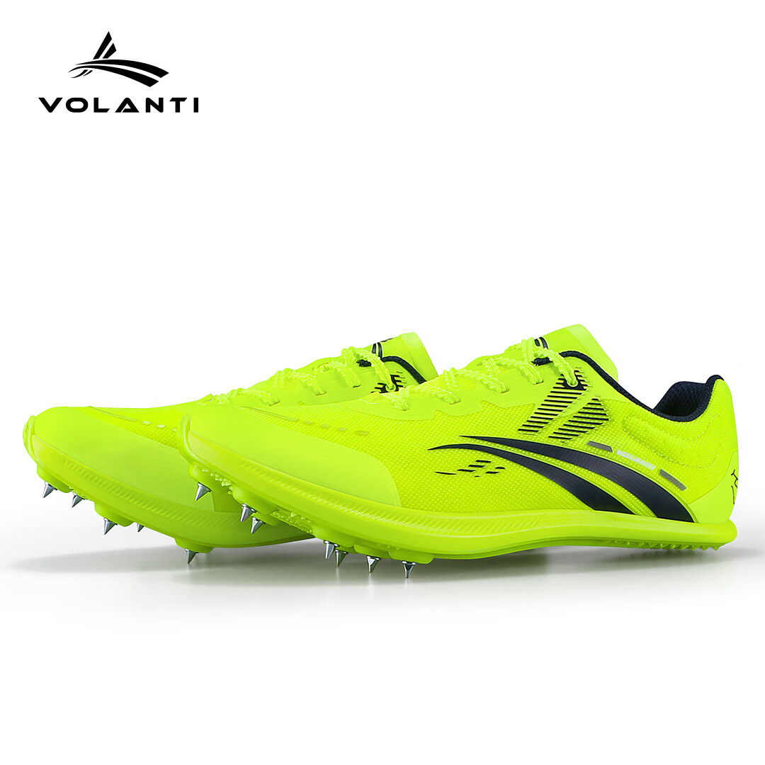Wolandi Lightning 911 Black Base Spike Shoes, Thick-Soled Sprinting Track And Field Spikes, Physical Education Exam Shoes, Rimmuoying, Size 38