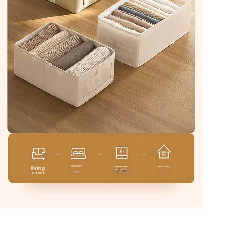 CHAHUA Foldable Storage Box, Fabric Clothes Organizer, Drawer-Style Wardrobe, Clothing Storage Container 17