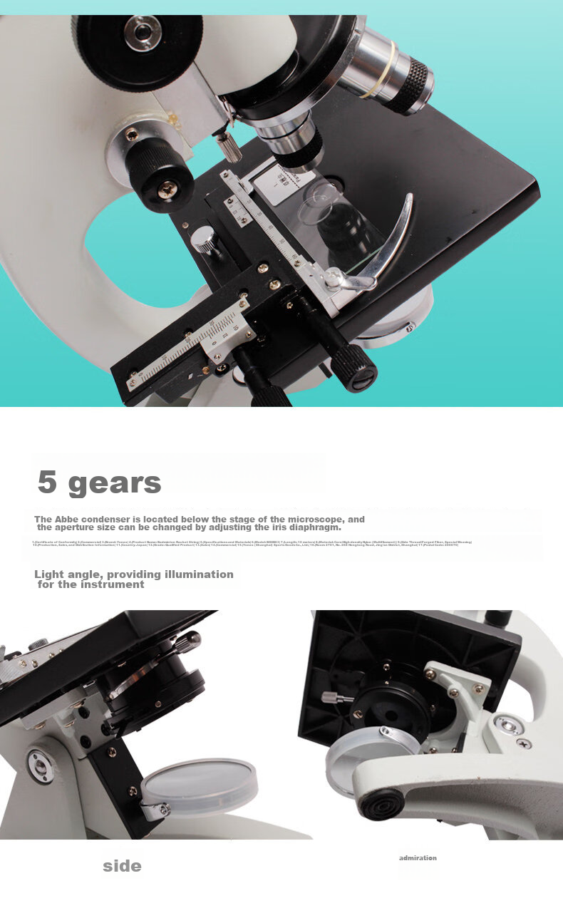 Phenix XSP-06 Practical Version High-Definition High-Magnification Biological Microscope for Students, Professionals, Livestock And Mite Detectio 8