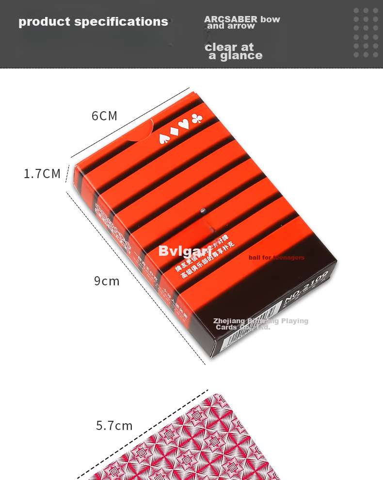 Binwang Poker Cards Premium Series High-Quality Durable Entertainment Playing Cards [12 Decks] 2109 3