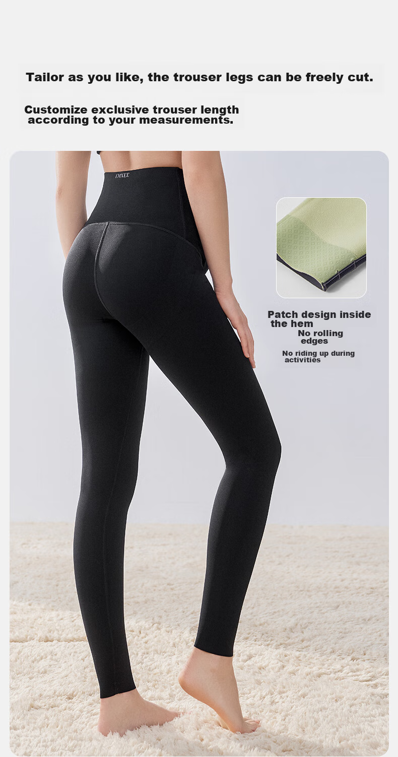 EMXEE New Camellia Oil Maternity Shark Leggings, Maternity Wear, All-Season New Style, Maternity Outdoor Yoga Pants, Slimming Black L 32