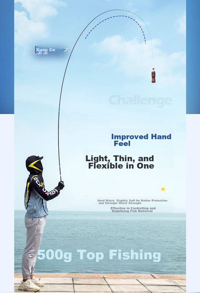 GW Fishing Rod, Xuance Jiji Carp Rod, 3.6 Meters Hand Rod, Ultra-Light Ultra-Thin Carbon Fiber Handle, Fishing Pole, Fishing Tackle 11