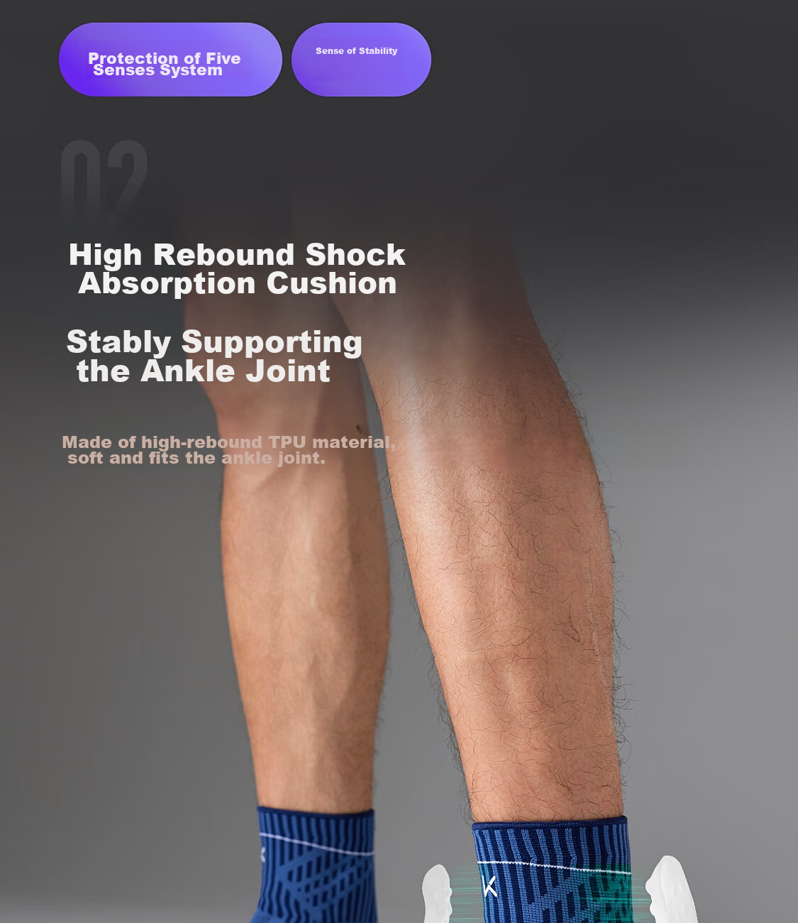 Keep Ankle Ligament Injury Sports Basketball Football Anti-Sprain Fixation Brace Ankle Joint Protection Sleeve [Single Pack] 11