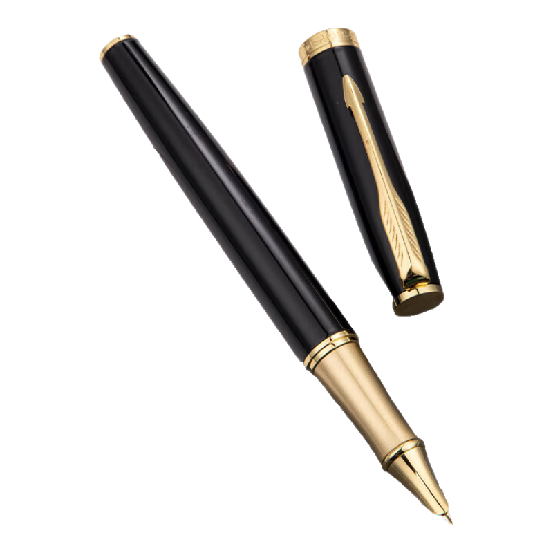 HERO Fountain Pen E609 Extra Fine Iridium Daily Writing Business Practice Grade 3 Primary School Unisex Ink Pen Shiny Black Simple Packaging EF Nib