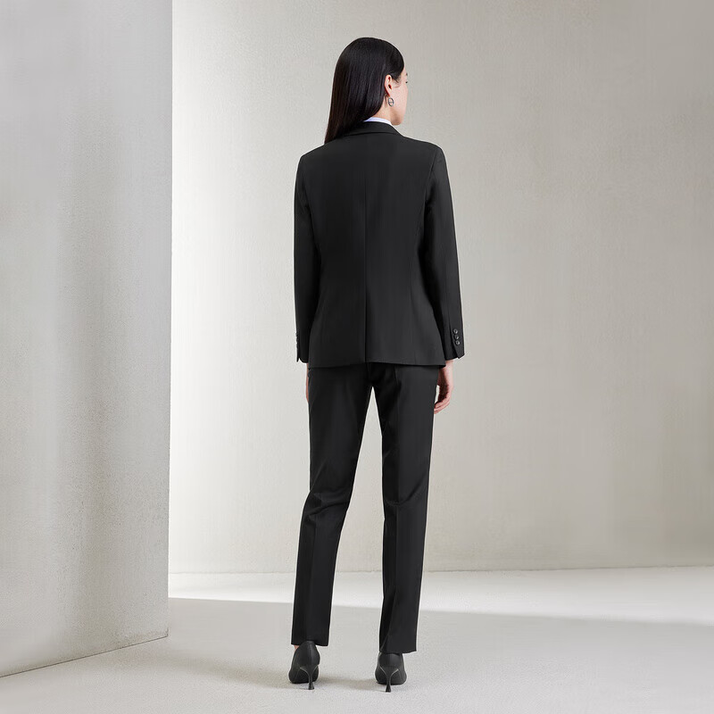 HLAHLA Women's Spring Stretch Blazer Suit Set