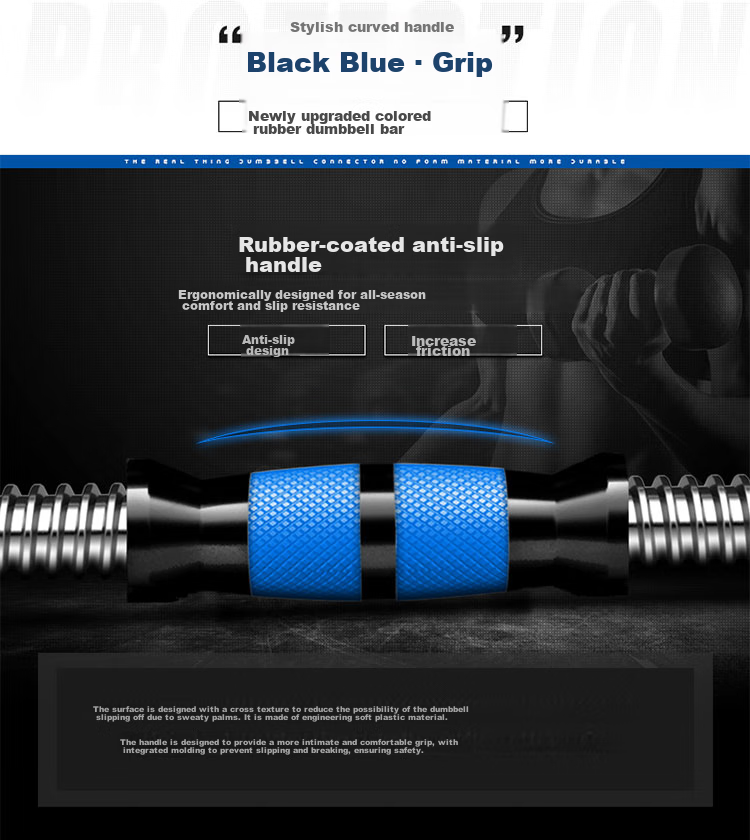 Chengyue Dumbbell And Barbell Set, 15kg Electroplated, Adjustable And Detachable Fitness Equipment for Men And Women, CY-166 Model 13