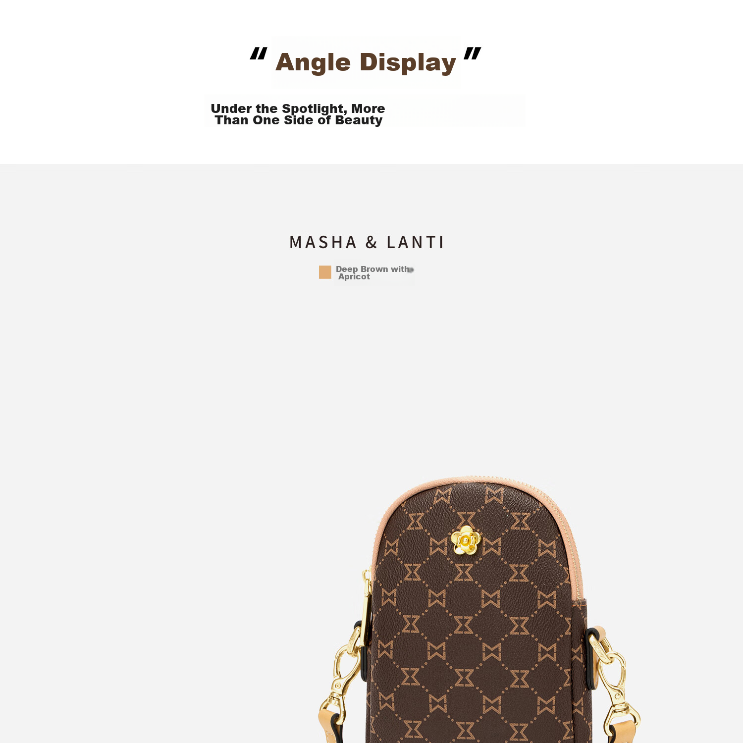 MashaLanti Women's Handbag, Luxury Phone Bag, Mini High-End Shoulder Crossbody Bag for Ladies, Mother's Day Gift on May 20th 33