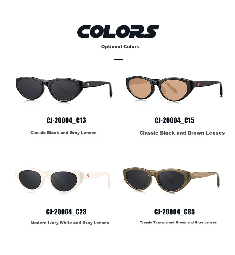 Chaersitaoxin Polarized Sunglasses for Men And Women, UV Protection GM Style Small Frame CJ20004 Back to School 3