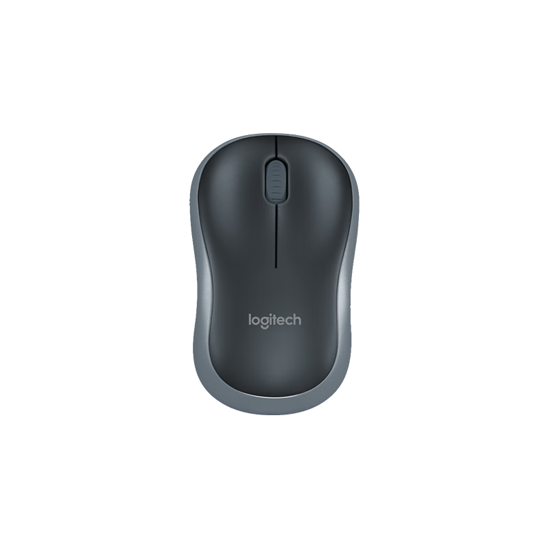 Logitech M187P (Same As M186 And M185) Wireless Mouse Office Mouse Laptop Mouse Home Use with 2.4G Receiver Plug-And Black