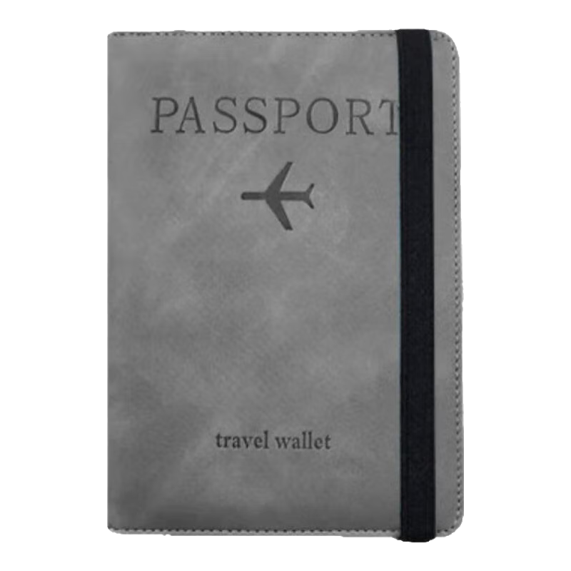 Lehuolvxing Passport Holder, Wallet Organizer, ID Anti-Theft Card Holder, Protective Case for Coins And Bank Cards, Essential for Travel Abroad