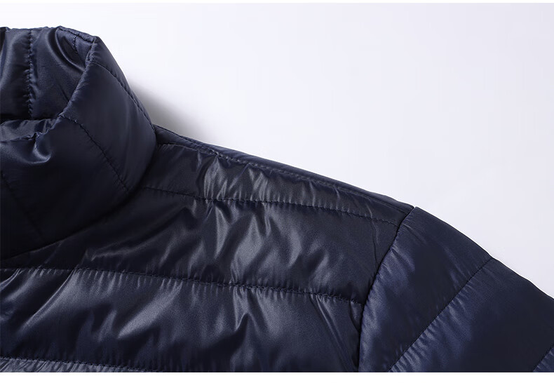 Miiow Men's Cotton Jacket Autumn Winter Stand Collar Lightweight Warm Outdoor Sports Casual Loose Fit Black 2XL 18