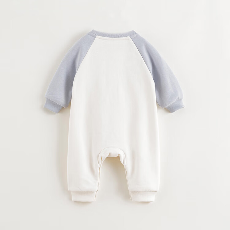 MARC&JANIE Baby Cute Squirrel Contrast Color Romper Infant Onesie Bodysuit Spring 2025 Style 250077