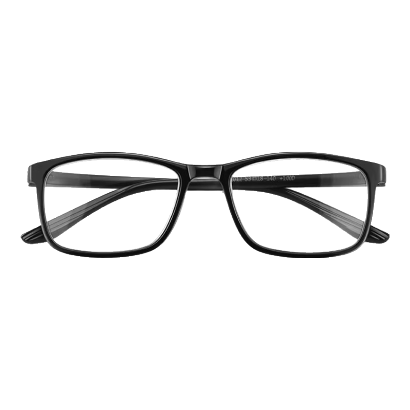 VGO Reading Glasses for Men And Women, Anti-Blue Light Presbyopic Glasses, High Definition Wear-Resistant Eyewear for Elderly, Model 1012 Black 150 Degrees