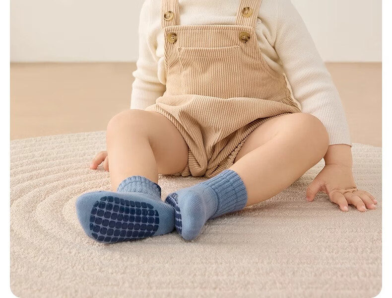 Niduoxiong Baby Floor Socks, Comfortable And Breathable for Spring And Autumn, Indoor Walking Socks for Toddlers, Insulating Non-Slip Socks, Baby Floor Socks 3