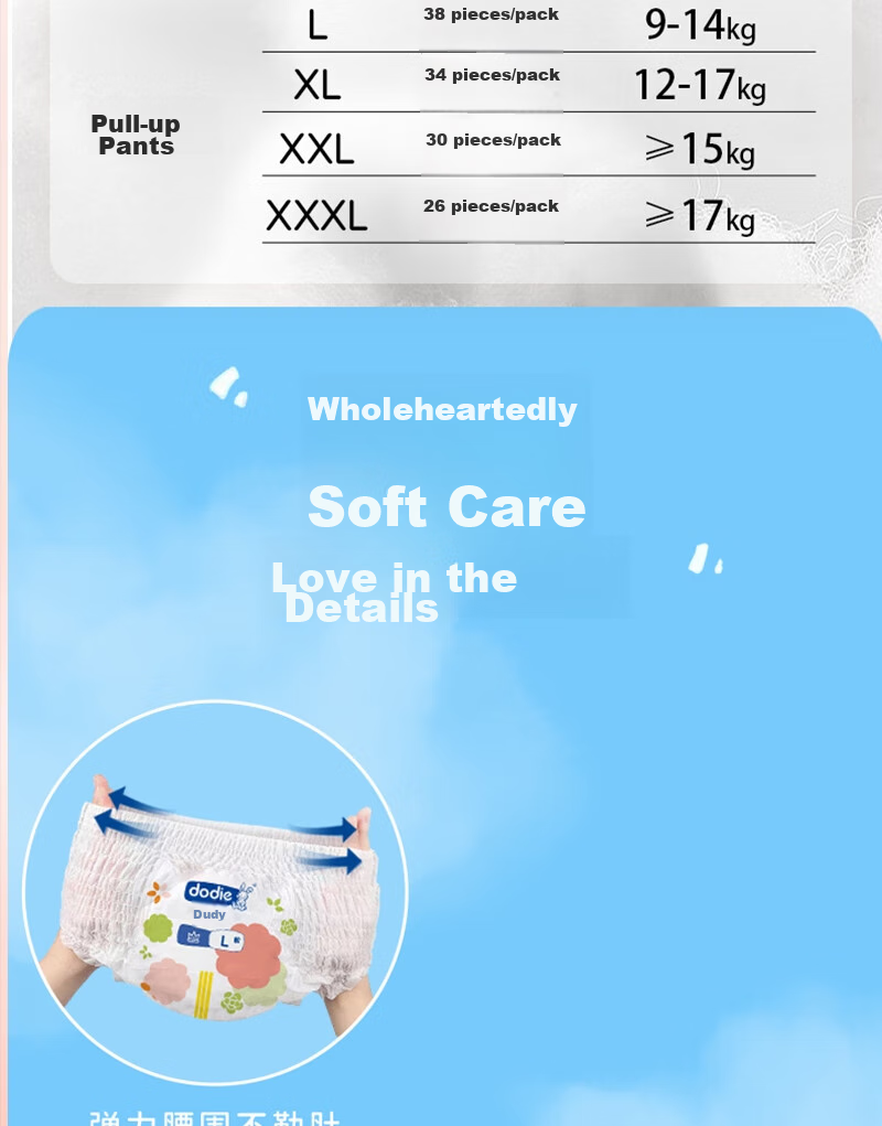 Dodie [Trial Pack of 4] Breathable Soft Baby Diapers NB Size Unisex for Children Boys And Girls 15