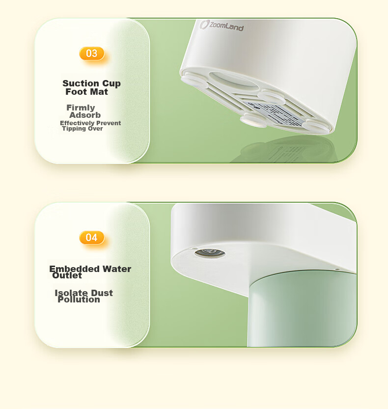 Zhuolang Portable Instant Hot Water Dispenser for Home Use, Compact Desktop Mini Milk Frother And Water Dispenser, Portable Electric Kettle for Travel And Business Trips 14