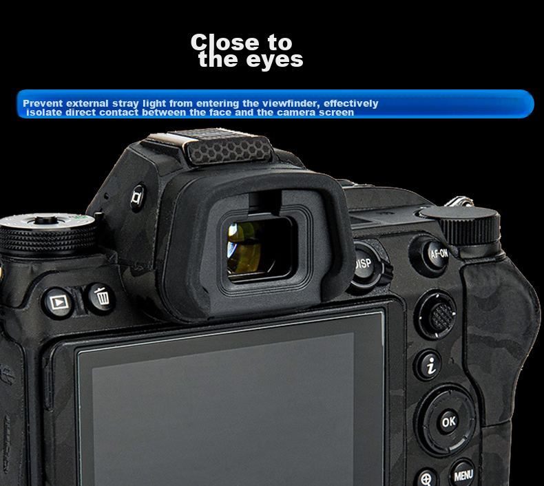 JJC Compatible Eyepiece for Nikon DK-29 Eyecup, Suitable for Z5, Z6, Z7, Z6II, Z6III, Z7II, Z62, Z63, Z72 Mirrorless And DSLR Camera Viewfinders, Eyepiece Accessory 3