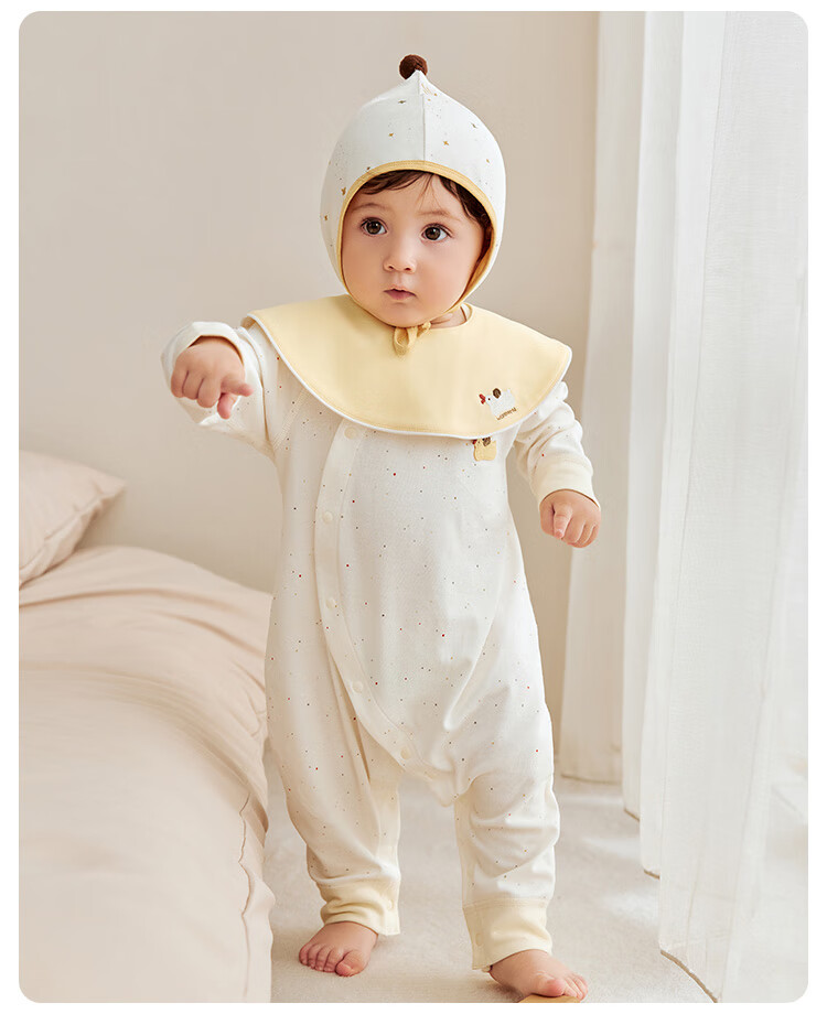 Weishi Muni Baby Romper Spring Autumn Unisex Long Sleeve Infant Jumpsuit Early Autumn 2