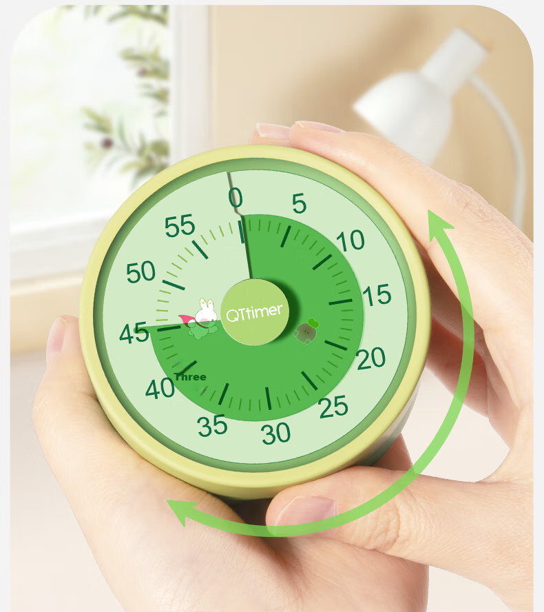 QT-TIMER [Lowest Price Online] Mechanical Timer, 2026 New Model, Student And Children's Time Management Device, Kitchen Timing Tool for Cooking And Baking, Countdown Timer, Self-Discipline Timer, Time Control Gadget 31