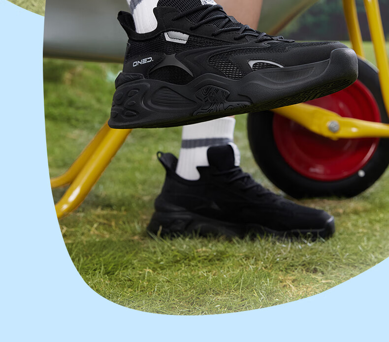 361° Men's Sports Shoes Jin Cheng SE Spring Summer Mesh Breathable Thick Sole Height Increasing Casual Sneakers 672626614-2 34